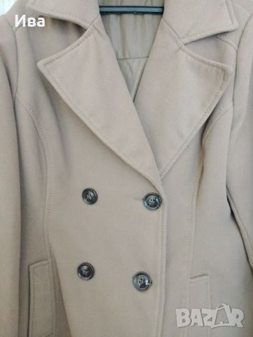 Дамско палто в бежов цвят, снимка 2 - Палта, манта - 46434824