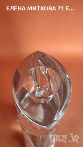 Rogaska Словения два феноменални свещника от оловен кристал, снимка 11 - Декорация за дома - 52544557