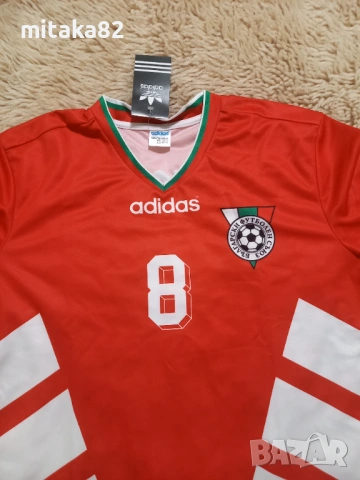 Мъжка тениска Стоичков N8 adidas, снимка 4 - Тениски - 54221780