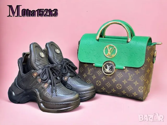 дамски маратонки и чанта louis vuitton , снимка 3 - Чанти - 46886719