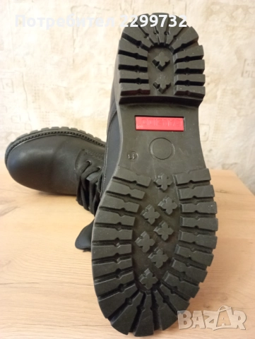 Нови топли мъжки боти № 43  - черни, снимка 4 - Мъжки боти - 52599732
