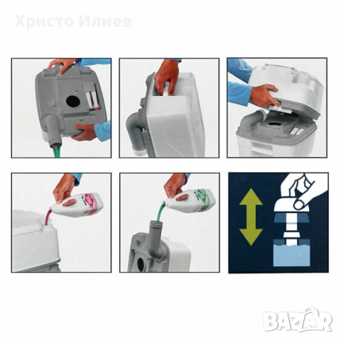 Преносима химическа тоалетна Thetford Porta Potti 365, снимка 5 - Химически тоалетни - 52845050