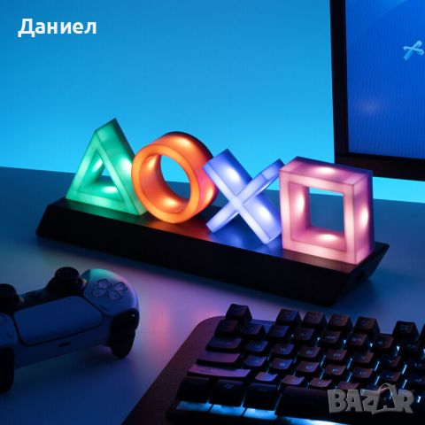 Paladone Games: PlayStation - Icons, Лампа, снимка 4 - Настолни лампи - 46240302