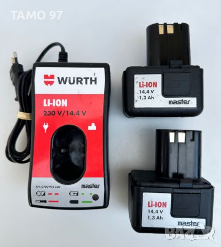 Wurth ANG 14 - Акумулаторна нитачка 2x14.4V 1.3Ah, снимка 4 - Други инструменти - 45812896