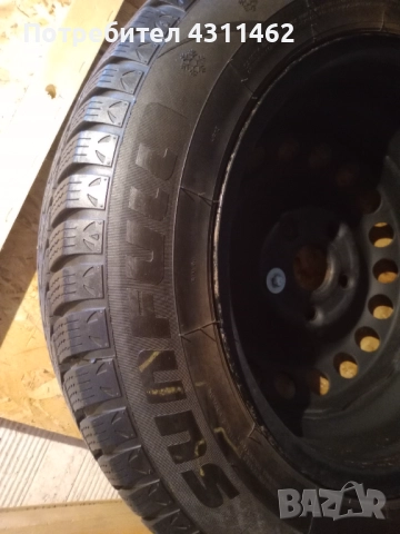 4 бр. Зимни гуми с джанти 15, снимка 3 - Гуми и джанти - 52012112