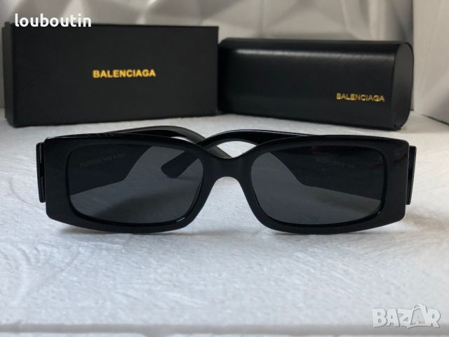 Balenciaga правоъгълни дамски слънчеви очила 1:1 с лого, снимка 4 - Слънчеви и диоптрични очила - 46698652