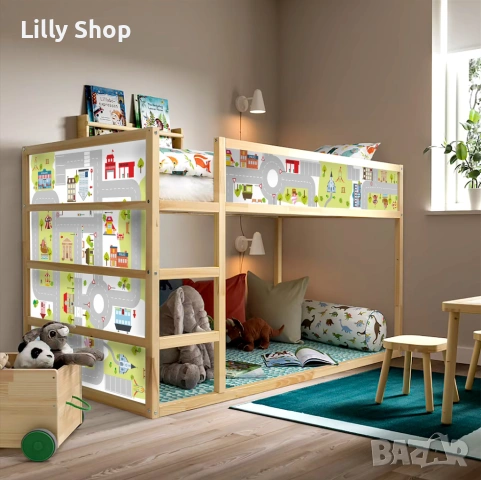 Стикери за легло ИКЕА Кура / Ikea KURA, снимка 3 - Мебели за детската стая - 53146834