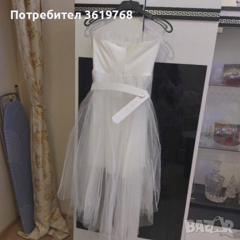 Бяла рокля, снимка 2 - Рокли - 45845315
