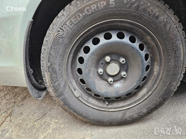 Зимни гуми Semperit с железни джанти 5 х 112, снимка 8 - Гуми и джанти - 53994498