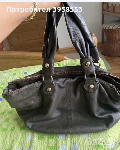 Дамска чанта оригинална Зара Zara естествена кожа , снимка 5 - Чанти - 52323121