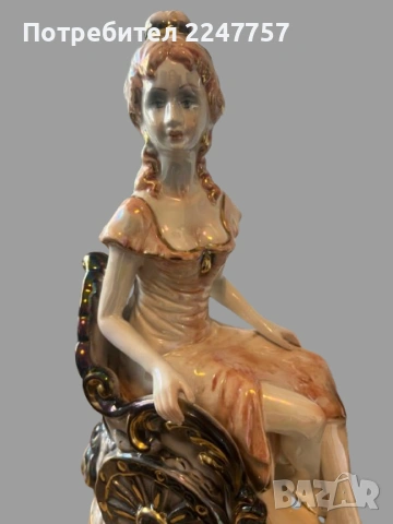 Нощна лампа Capodimonte , снимка 4 - Настолни лампи - 54006430