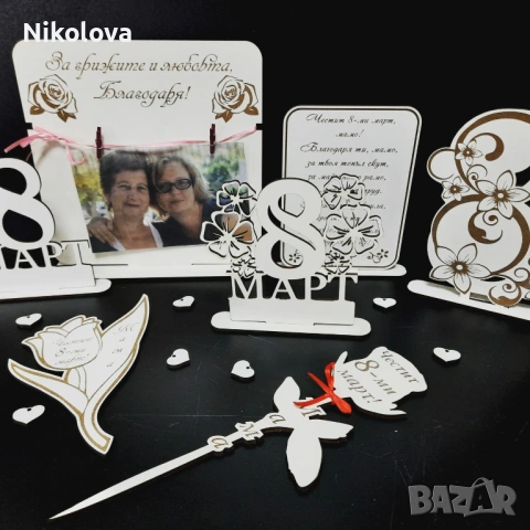 Осмица с цветя на стойка с цветя , снимка 2 - Декорация за дома - 53349544