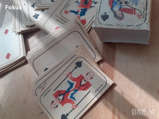 Стари мини колекционерски карти за игра TRIBOULET MONACO