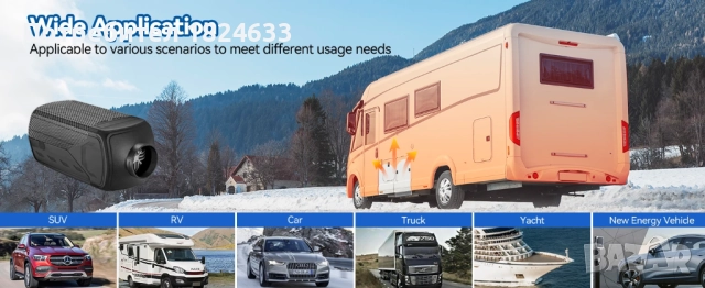 Суха дизелова печка 8 киловата 12 в за вграждане Блутут Bluetooth, снимка 16 - Аксесоари и консумативи - 52511374