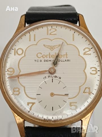 Оригинален Швейцарски часовник Cortebert 17 камъка

, снимка 2 - Мъжки - 46456209
