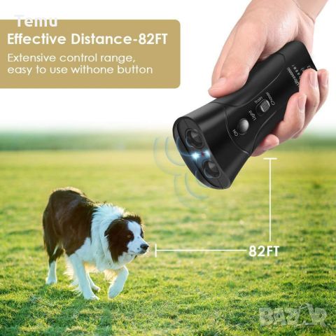 Ръчен ултразвуков рефлектор, възпиращо средство срещу лаене на кучета, снимка 2 - За кучета - 46441424