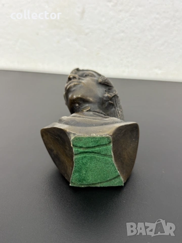 Бронзиран бюст на масайски войн. №8031, снимка 8 - Антикварни и старинни предмети - 53983245