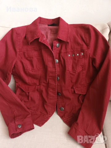 Дамско дънково яке L