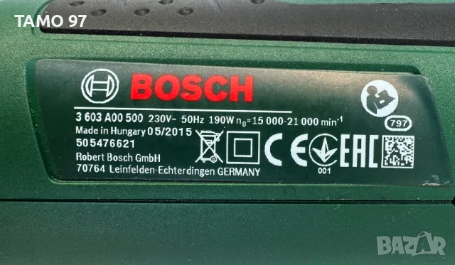 Bosch PMF 190 E - Мултифункционален инструмент / Реноватор като нов!, снимка 6 - Други инструменти - 48840950