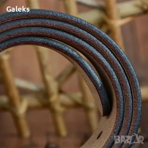 Премиум* Мъжки Ежедневен Спортен Колан COWATHER*/ Естествена телешка кожа!, снимка 7 - Колани - 49927906