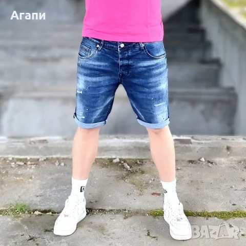 Къси дънки с накъсан ефект № 33 и № 34 или Л нови