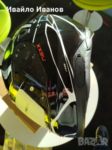  Каска Nexx Y100 B-side Black.White Размер L, снимка 4 - Аксесоари и консумативи - 53497303