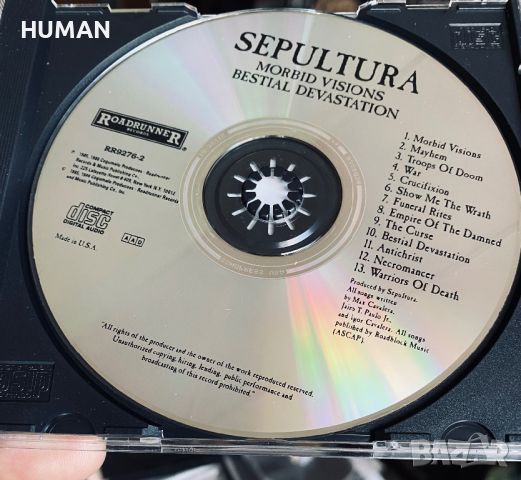 SEPULTURA, снимка 7 - CD дискове - 36287649