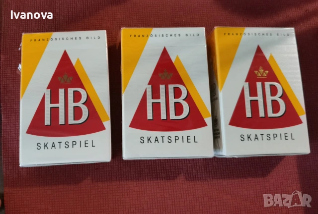 HB колекционерски ретро карти за белот