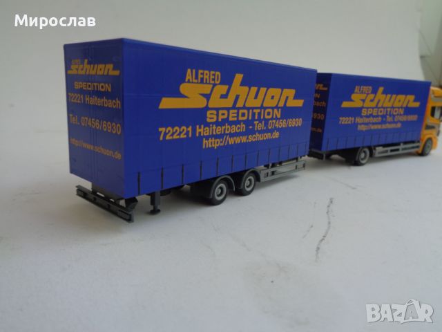 HERPA H0 1/87 SCANIA КАМИОН МОДЕЛ ТИР, снимка 7 - Колекции - 46567201