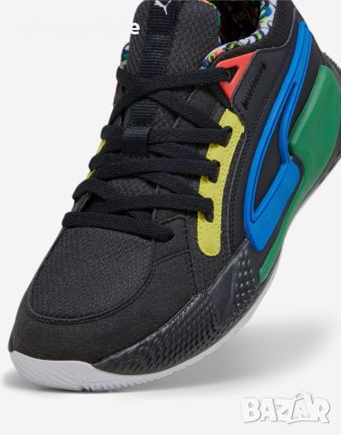 Мъжки маратонки PUMA Court Rider Chaos Trash Talk Basketball Shoes Black/Multi, снимка 6 - Маратонки - 45959329