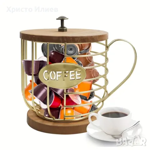 Органайзер Метална поставка за кафе капсули за Долче Густо Неспресо Nespresso Dolce Gusto Lavazza, снимка 3 - Кафемашини - 47747535