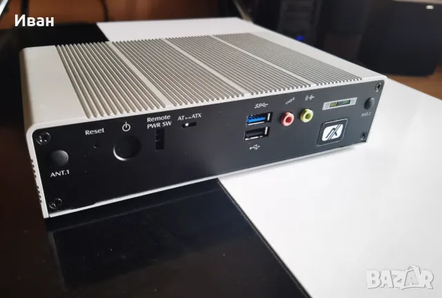 Мини компютър Axiomtek eBOX625 / Intel N31360 / 8GB RAM / SSD / Win10, снимка 2 - Работни компютри - 47187993