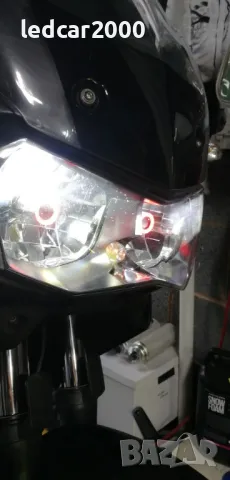 Лед Крушка H4 за Мотоциклети Angel Eyes, снимка 10 - Аксесоари и консумативи - 50297022