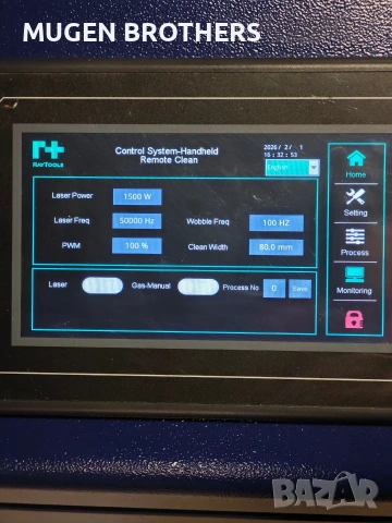 1500w PULSE & CONTINUOUS LASER CLEANING MACHINE , снимка 5 - Индустриална техника - 54257141