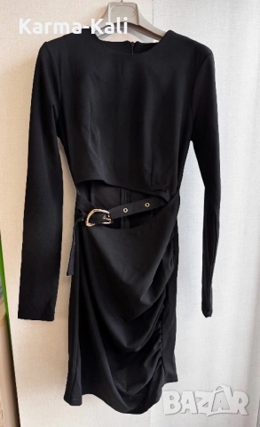 Нова рокля в черно , снимка 3 - Рокли - 52302354