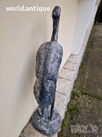 Прекрасна голяма антикварна метална фигура статуетка , снимка 7 - Статуетки - 53211244