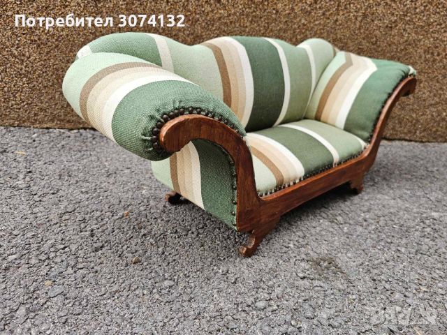 Ръчно изработено диванче за кукли, снимка 5 - Дивани и мека мебел - 45595045