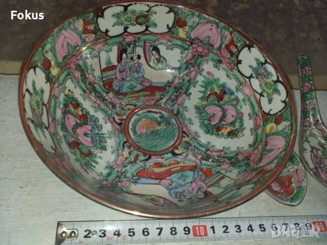 Стар китайски порцелан - сервиз, снимка 4 - Антикварни и старинни предмети - 53452998