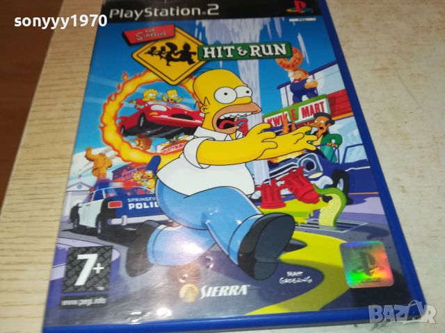 ПОРЪЧАНА-THE SIMPSONS HIT & RUN PS2 GAME 1907240951, снимка 4 - Игри за PlayStation - 46628728