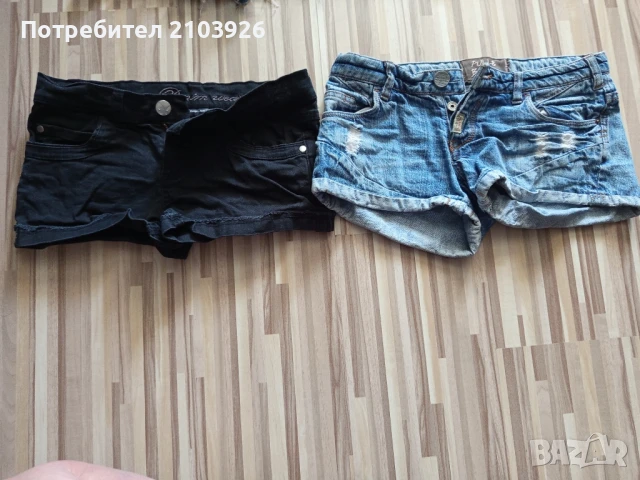 Къси панталони Guess, Wrangler размер S, цена 15лв, снимка 8 - Къси панталони и бермуди - 50672109