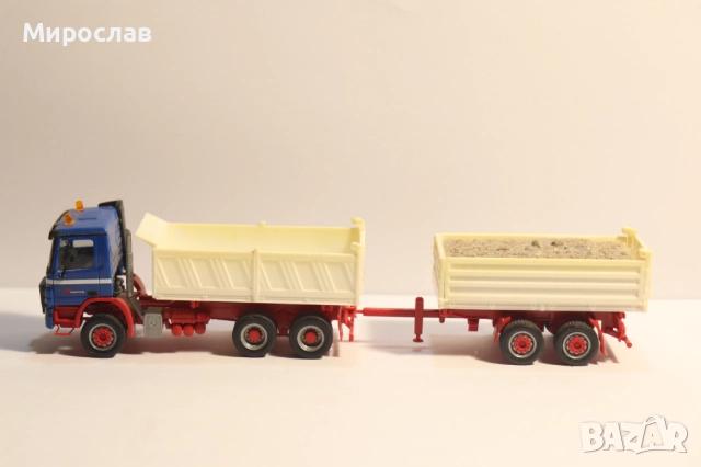 HERPA H0 1/87 MERCEDES САМОСВАЛ ГОНДОЛА КАМИОН МОДЕЛ