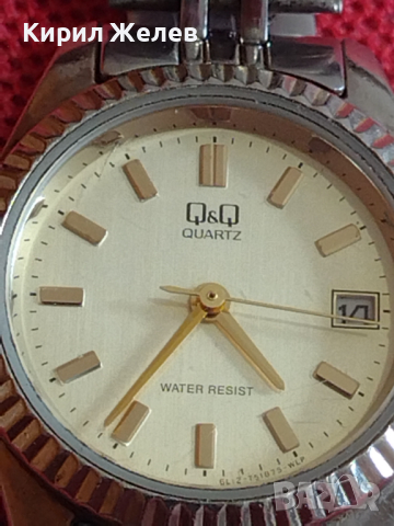 Елегантен дизайн дамски часовник Q/Q QUARTZ WATER RESISTANT JAPAN MOVT стилен 43888, снимка 2 - Мъжки - 45002350