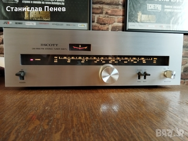 H. H. Scott 530TL Vintage Stereo Tuner, снимка 4 - Ресийвъри, усилватели, смесителни пултове - 52502014