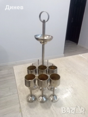 Представителен СОЦ сет за ракия – любимият стил на Тодор Живков, снимка 3 - Декорация за дома - 53471661