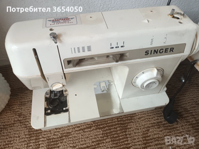 Електрическа шевна машина сингер , снимка 3 - Шевни машини - 54245052