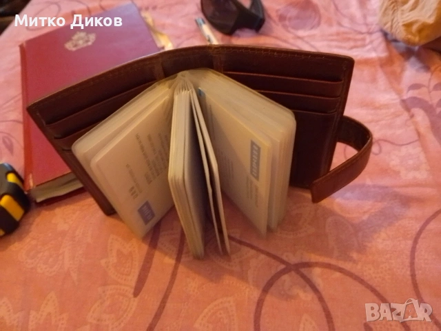 Визитници Арт 3 броя естествена кожа, снимка 3 - Портфейли, портмонета - 53900963