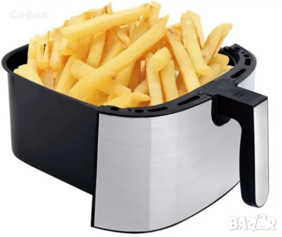 Въздушен фритюрник AirFryer,1800W,8L, снимка 6 - Фритюрници - 47222651