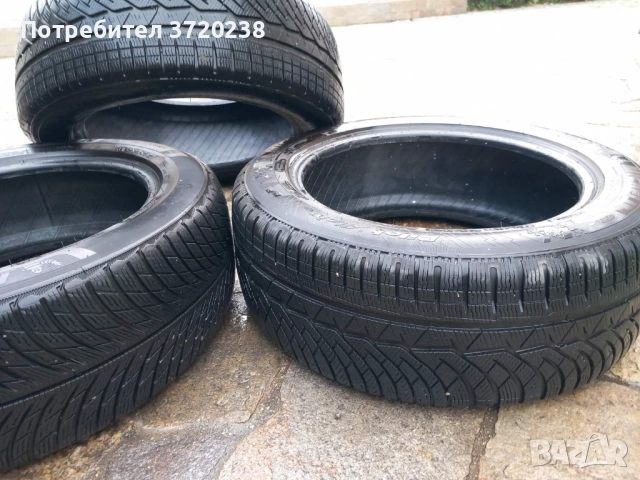 Продавам 3 гуми Мишлен АЛПИН 235/55/18 зимни