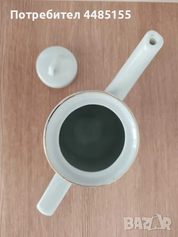 Кана с капак, български порцелан, ретро, снимка 3 - Аксесоари за кухня - 53082064