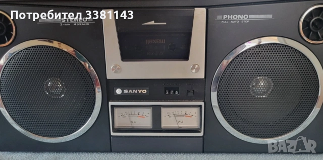 Продавам радиокасетофон Sanyo M4500KE
